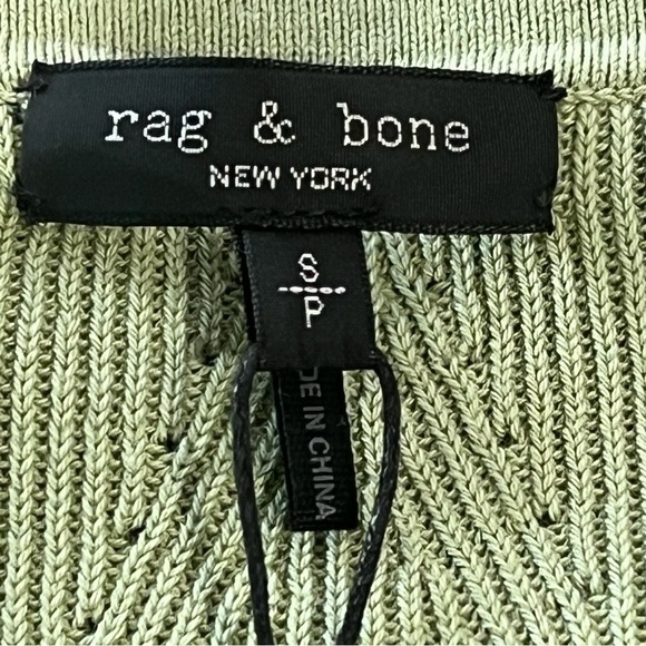 NEW WITH TAGS RAG & BONE WOMEN'S  AMY RIBBED OVERSIZED TUNIC POLO - Picture 11 of 16